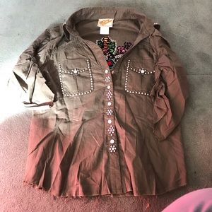 Little girls southwestern shirt